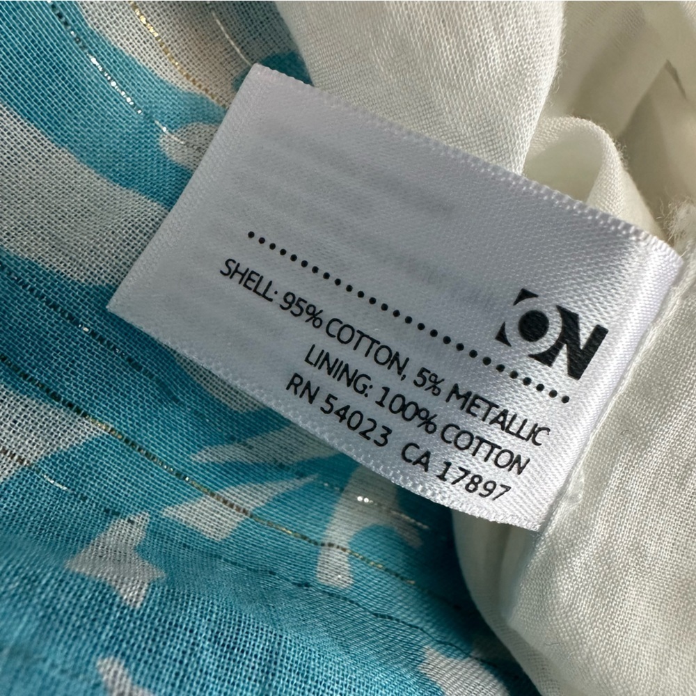 Old Navy Floral Blue and White Maxi Dress, Medium - Picture 10 of 12